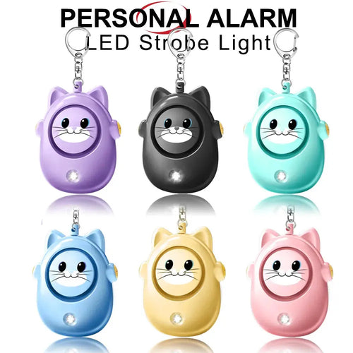 Cute Cat Personal Safety Alarm Keychain – 130dB Ma boutique